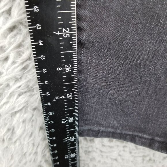 Levis Jeans Womens 32 Black Stretch Skinny Denim - Picture 7 of 12